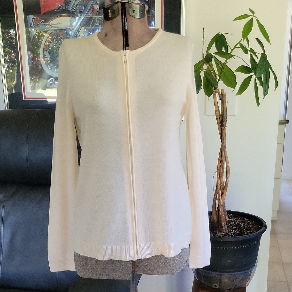 J.G.Hook Cardigan Small Cream Vintage
